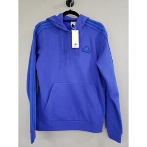 NEW Adidas Mens Cozy Coze Essentials Pullover Hoodie - Solid‎ Blue Mens Size S